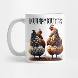 Fluffy Butts (This graphic will be on the back of your garment) Mug